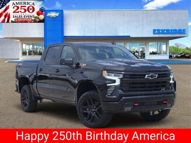 Black 2026 Chevrolet Silverado 1500 Pickup Truck Four-Wheel Drive Automatic