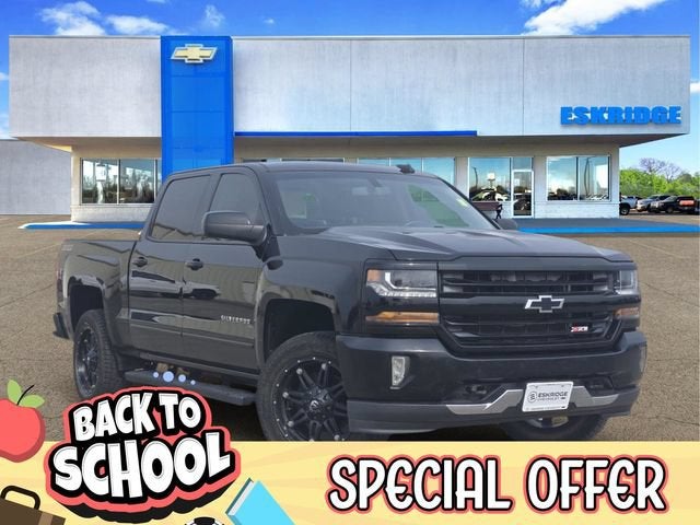 Black 2016 Chevrolet Silverado 1500 Pickup Truck Four-Wheel Drive Automatic