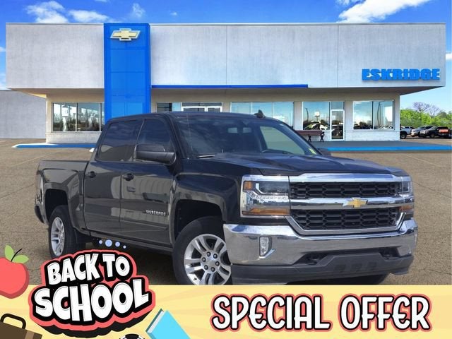 Black 2018 Chevrolet Silverado 1500 Pickup Truck Four-Wheel Drive Automatic