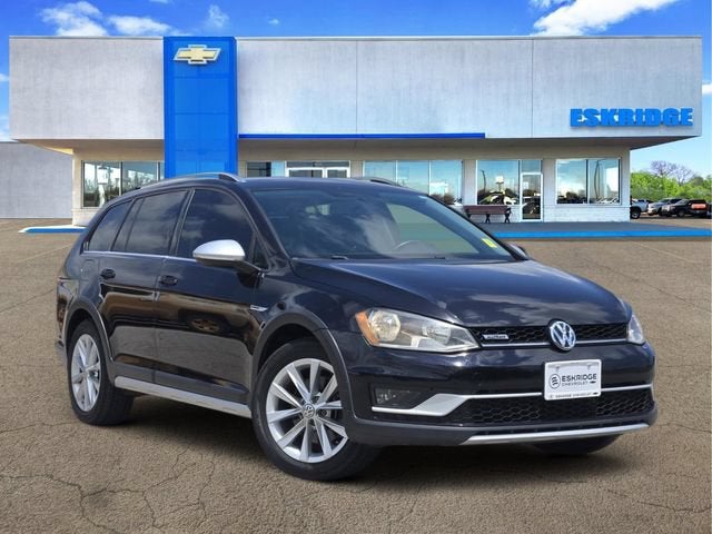 Black 2017 Volkswagen Golf Alltrack S 4Motion AWD Wagon All-Wheel Drive Automatic