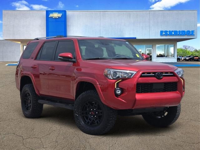 Red 2022 Toyota 4Runner SR5 Premium 4WD SUV / Crossover Four-Wheel Drive Automatic