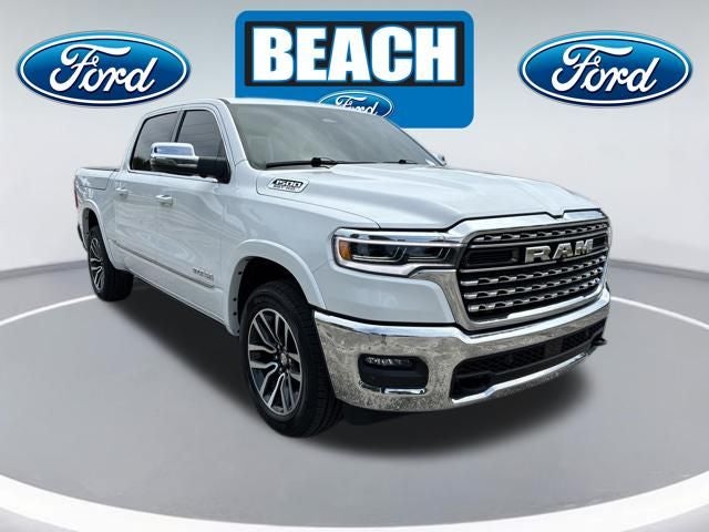Bright White Clearcoat 2025 RAM 1500 LIMITED Crew Cab Pickup Raleigh NC