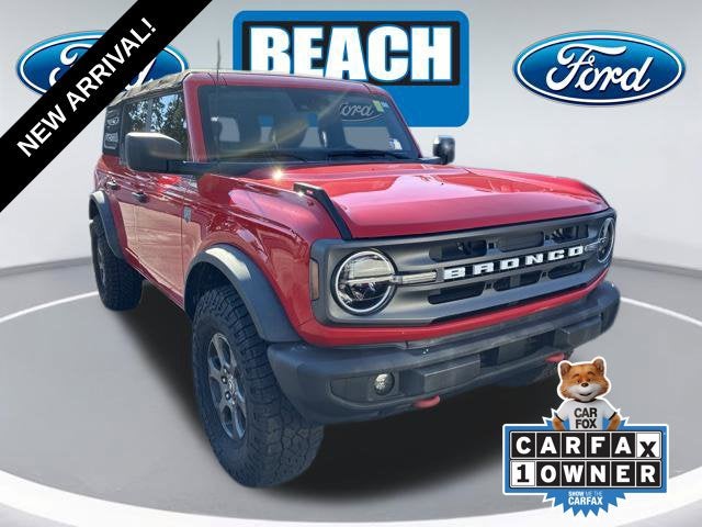 Race Red 2021 Ford Bronco BIG BEND Convertible Raleigh NC