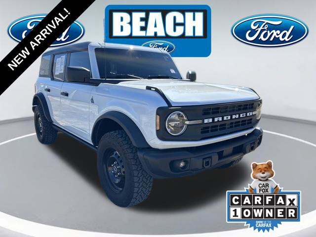 Oxford White 2023 Ford Bronco BLACK DIAMOND Convertible Raleigh NC