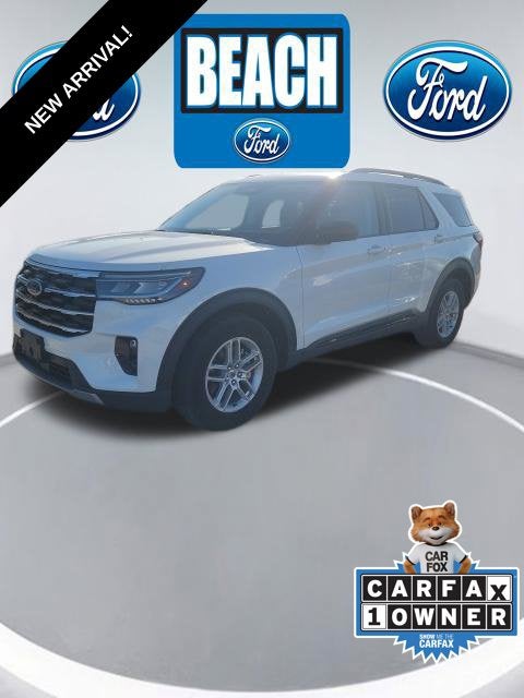 Star White Metallic Tc 2026 Ford Explorer ACTIVE SUV Raleigh NC