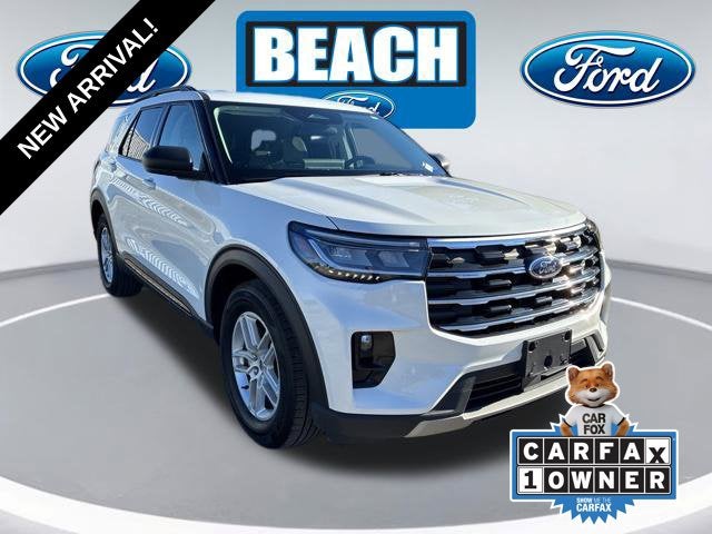 Star White Metallic Tc 2026 Ford Explorer ACTIVE SUV Raleigh NC
