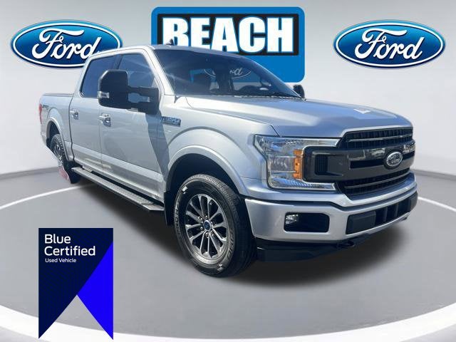 Ingot Silver 2019 Ford F-150 XLT Crew Cab Pickup Raleigh NC