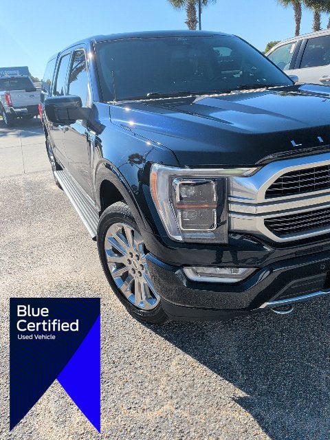 Antimatter Blue Metallic 2022 Ford F-150 Limited Crew Cab Pickup Raleigh NC