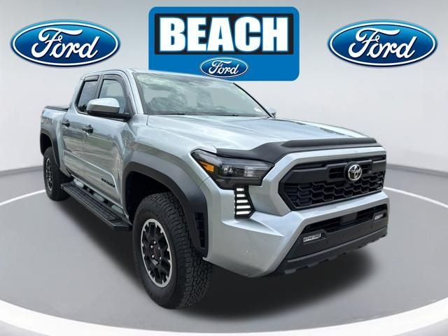 Celestial Silver Metallic 2025 Toyota Tacoma TRD Off-Road Crew Cab Pickup Raleigh NC
