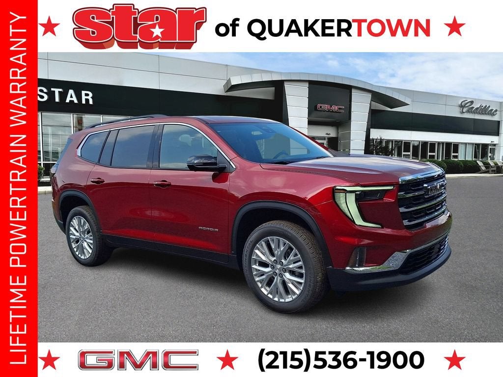 Volcanic Red Tintcoat 2026 GMC Acadia SUV / Crossover Four-Wheel Drive Automatic