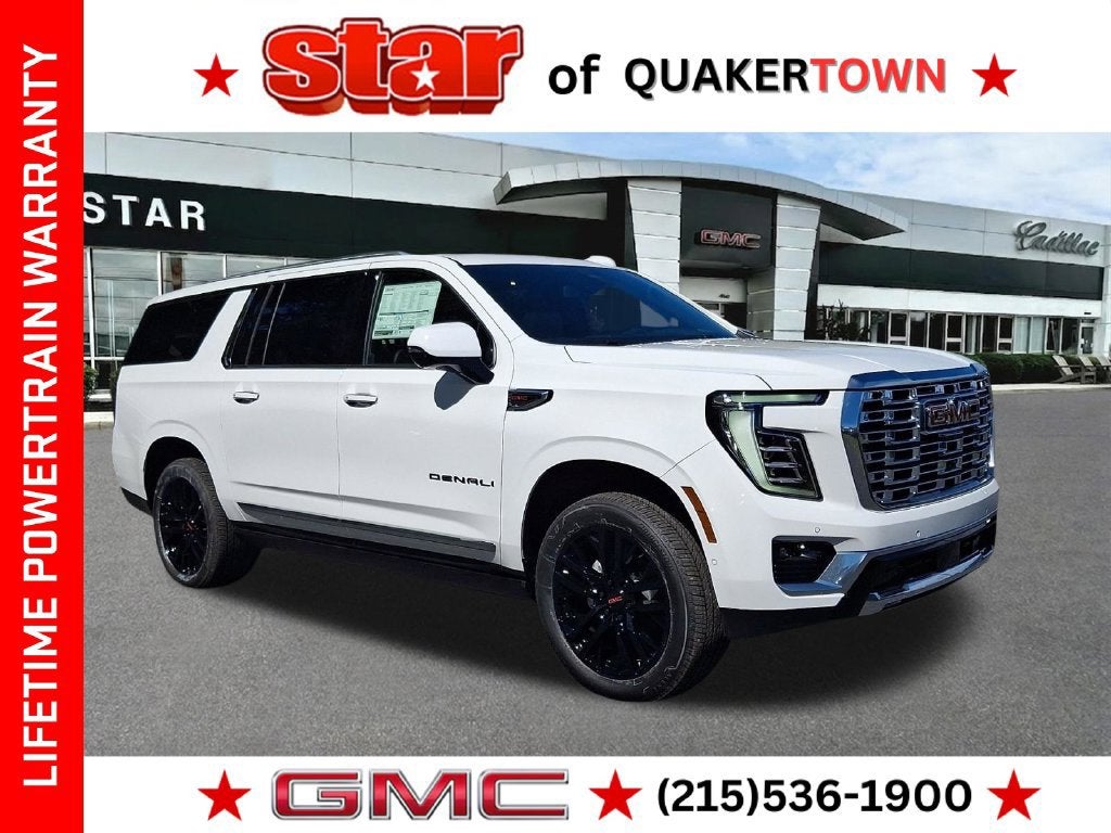 Summit White 2026 GMC Yukon XL SUV / Crossover Four-Wheel Drive Automatic
