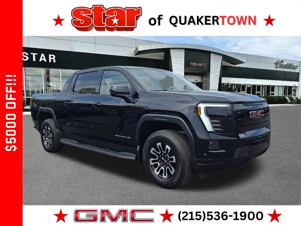 Onyx Black 2026 GMC Sierra EV Pickup Truck All-Wheel Drive Automatic