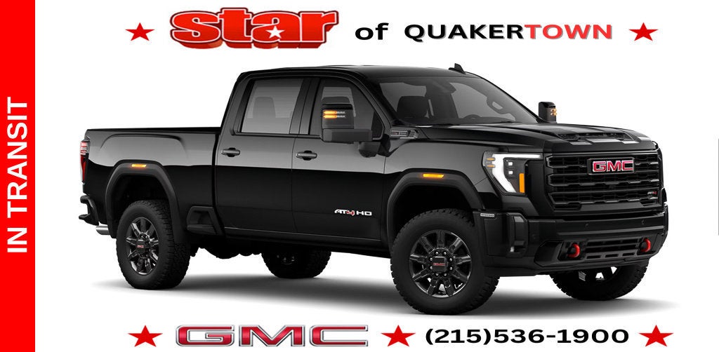 Onyx Black 2026 GMC Sierra 2500HD Pickup Truck Four-Wheel Drive Automatic