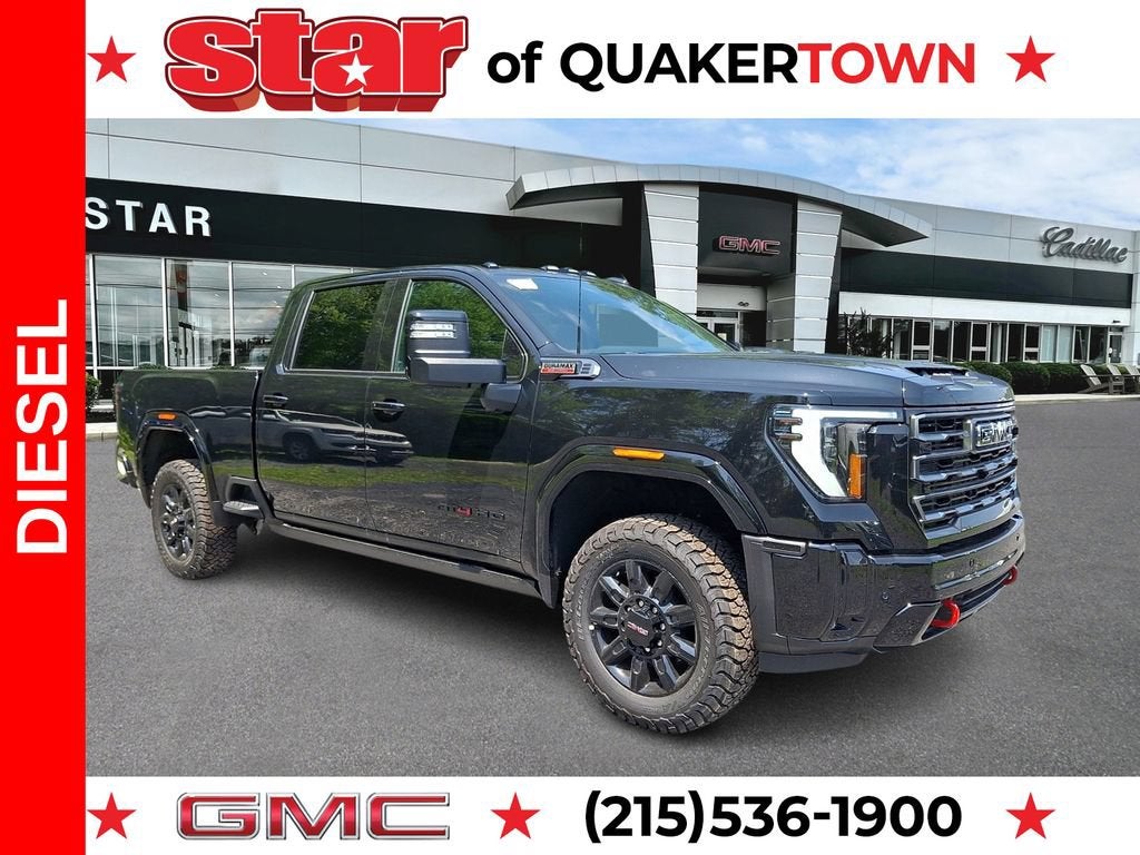 Onyx Black 2026 GMC Sierra 2500HD Pickup Truck Four-Wheel Drive Automatic