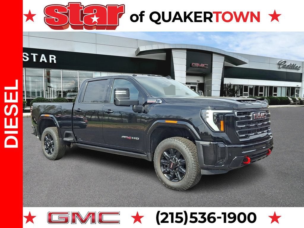 Onyx Black 2026 GMC Sierra 2500HD Pickup Truck Four-Wheel Drive Automatic