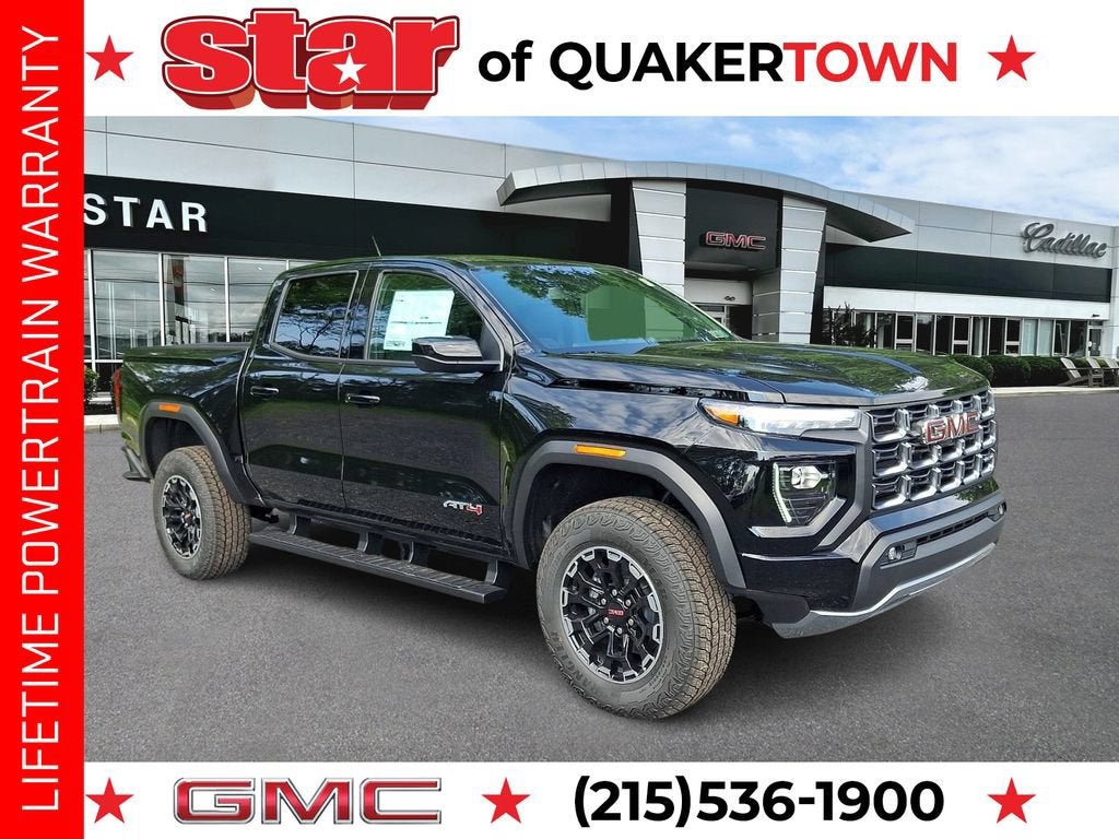Onyx Black 2026 GMC Canyon Pickup Truck Four-Wheel Drive Automatic