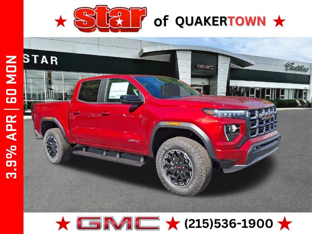 Volcanic Red Tintcoat 2026 GMC Canyon Pickup Truck Four-Wheel Drive Automatic
