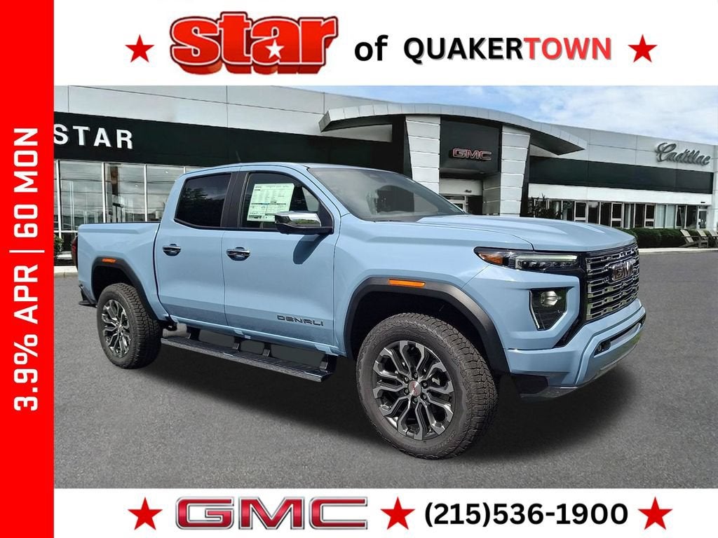 Glacier Metallic 2026 GMC Canyon Pickup Truck Four-Wheel Drive Automatic