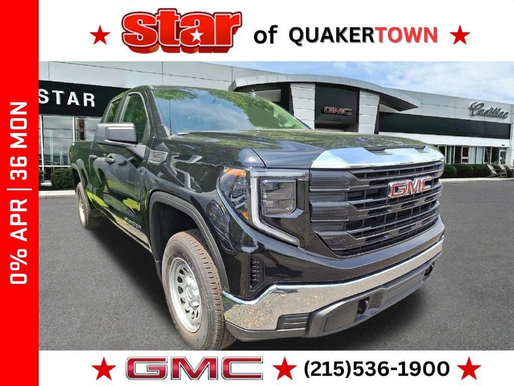 Onyx Black 2026 GMC Sierra 1500 Pickup Truck Four-Wheel Drive Automatic