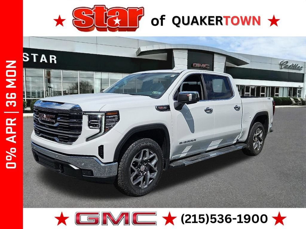 Summit White 2026 GMC Sierra 1500 Pickup Truck Four-Wheel Drive Automatic