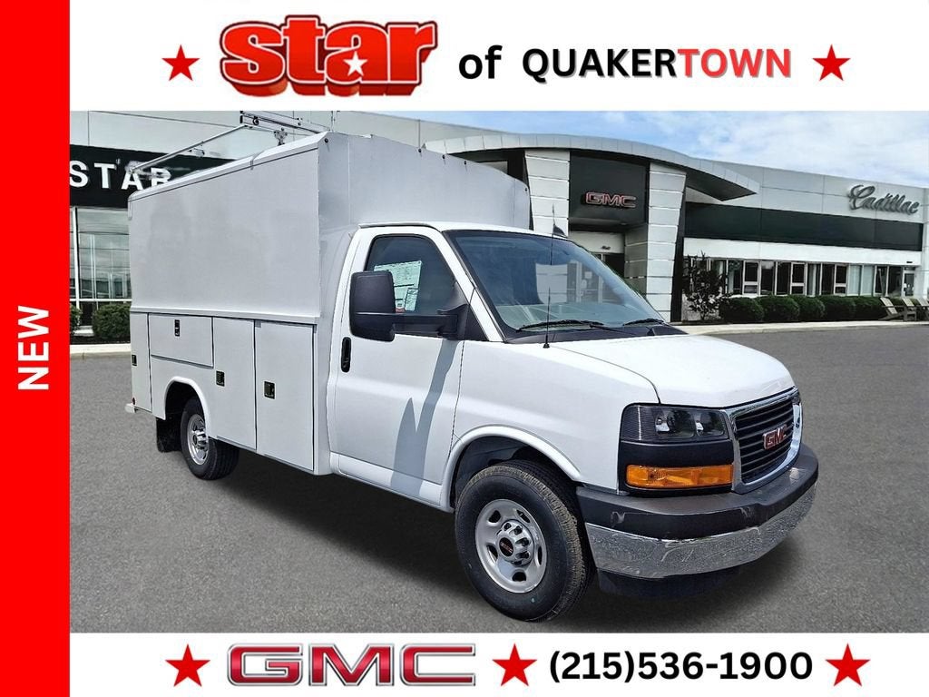 Summit White 2025 GMC Savana Chassis Van Rear-Wheel Drive Automatic