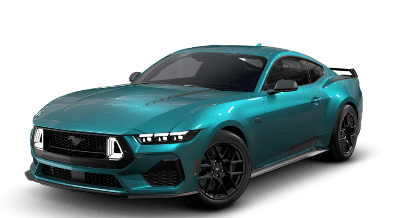 Adriatic Blue Metallic 2026 Ford Mustang Coupe Rear-Wheel Drive Automatic
