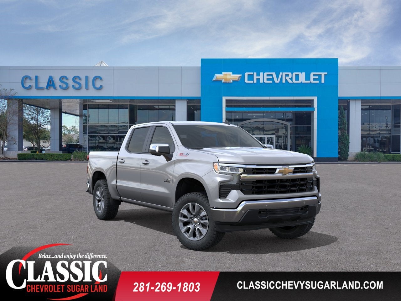 Sterling Gray Metallic 2026 Chevrolet Silverado 1500 Pickup Truck Four-Wheel Drive Automatic