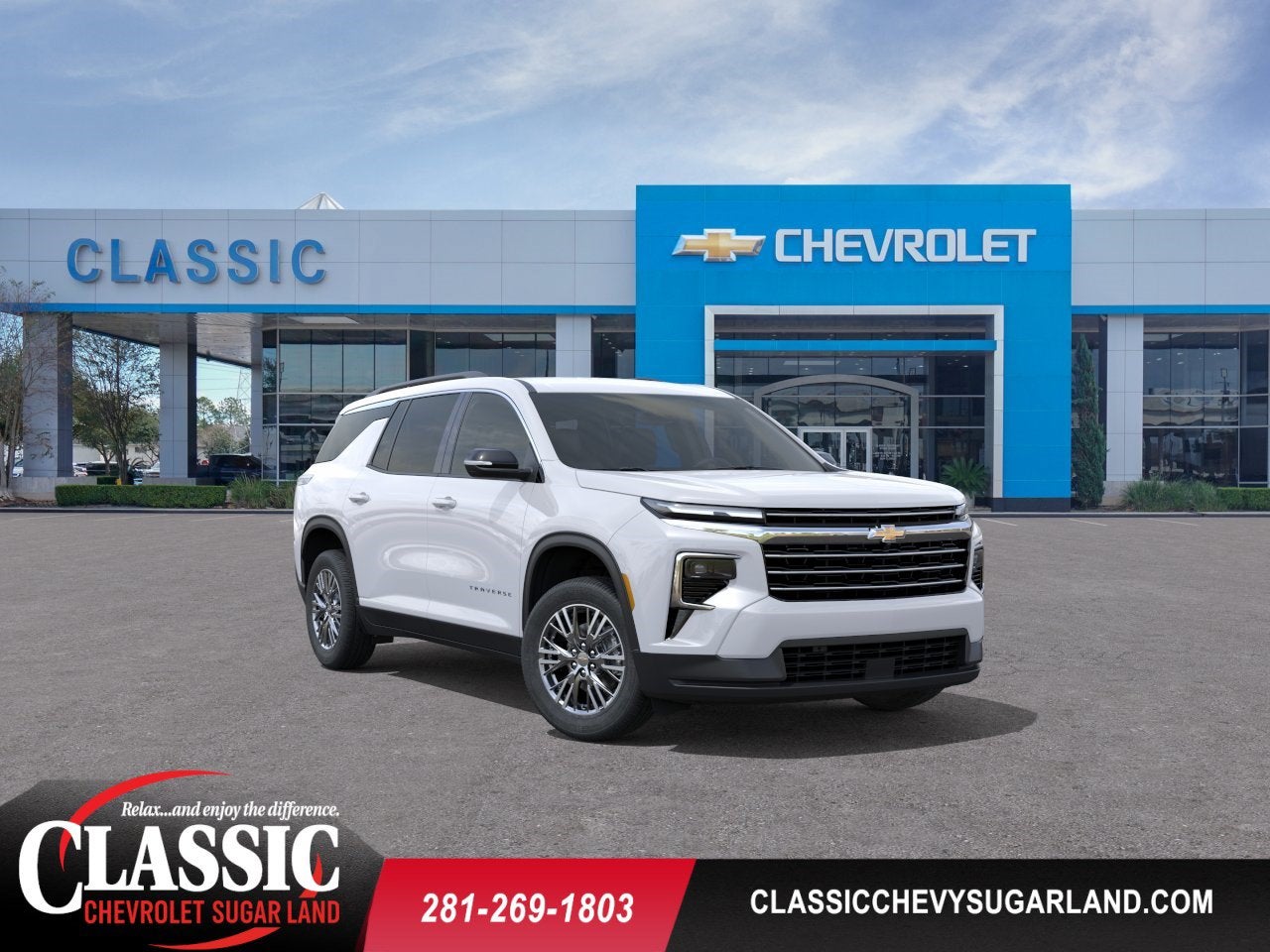 Summit White 2026 Chevrolet Traverse SUV / Crossover Front-Wheel Drive Automatic