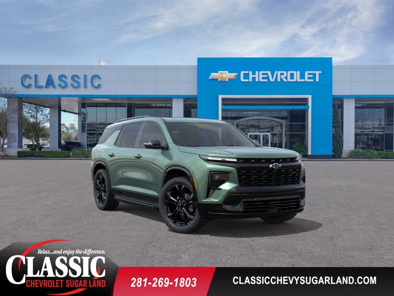 Trillium Green Metallic 2027 Chevrolet Traverse SUV / Crossover Four-Wheel Drive Automatic