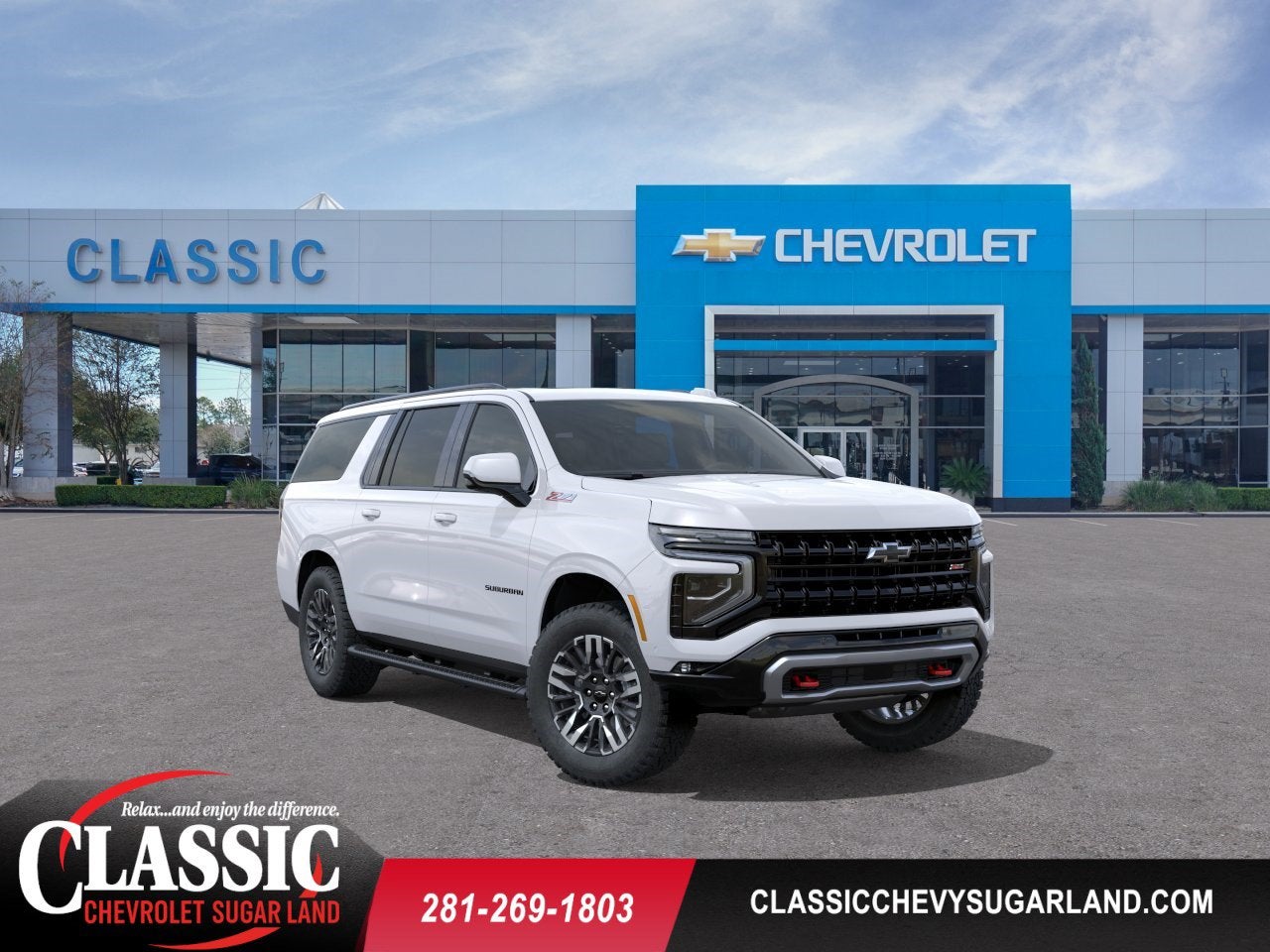 Summit White 2026 Chevrolet Suburban SUV / Crossover Four-Wheel Drive Automatic