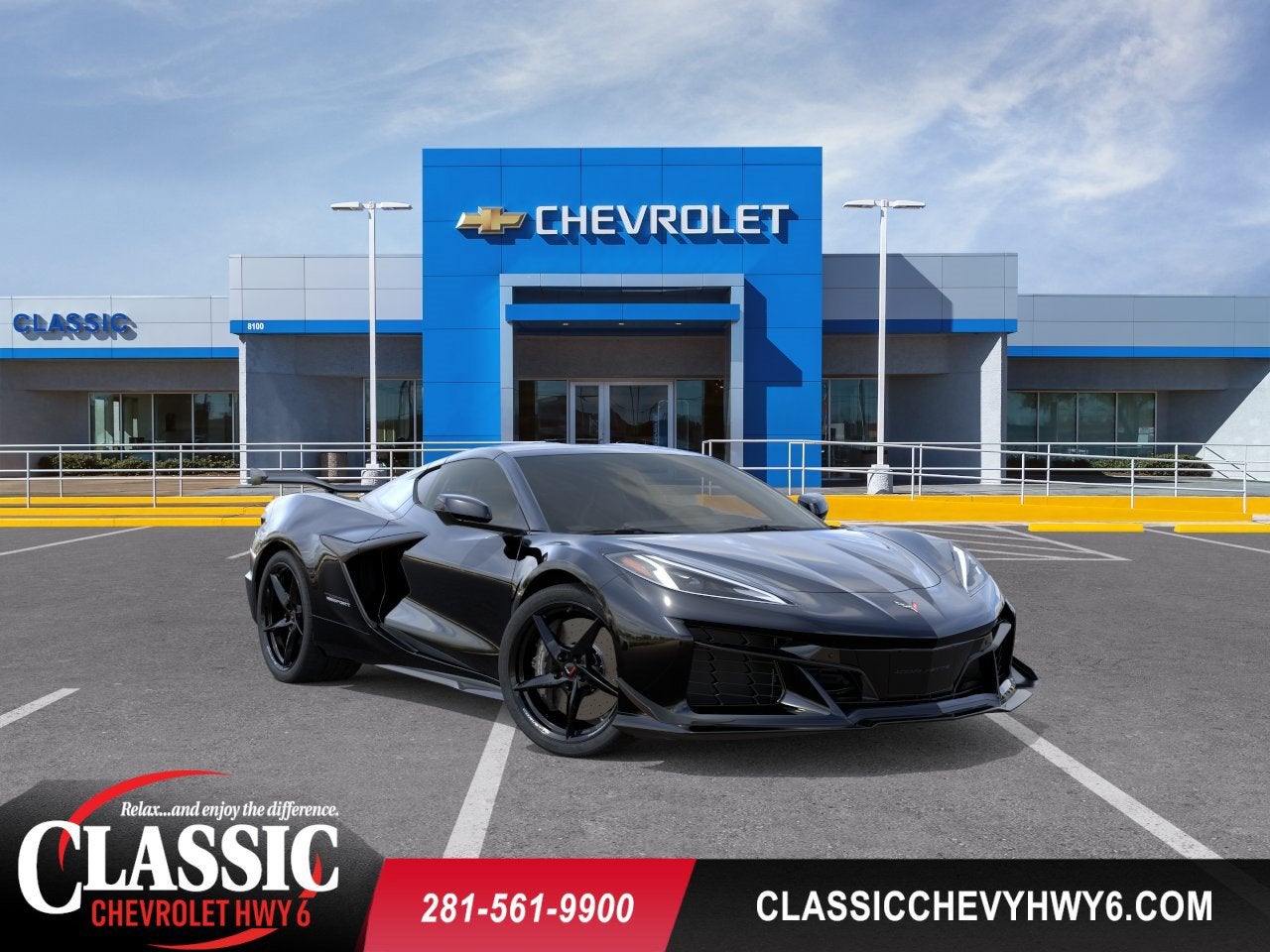 Black 2027 Chevrolet Corvette Coupe Rear-Wheel Drive Automatic