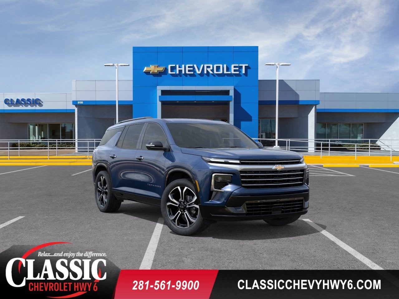 Twilight Blue 2027 Chevrolet Traverse SUV / Crossover Front-Wheel Drive Automatic