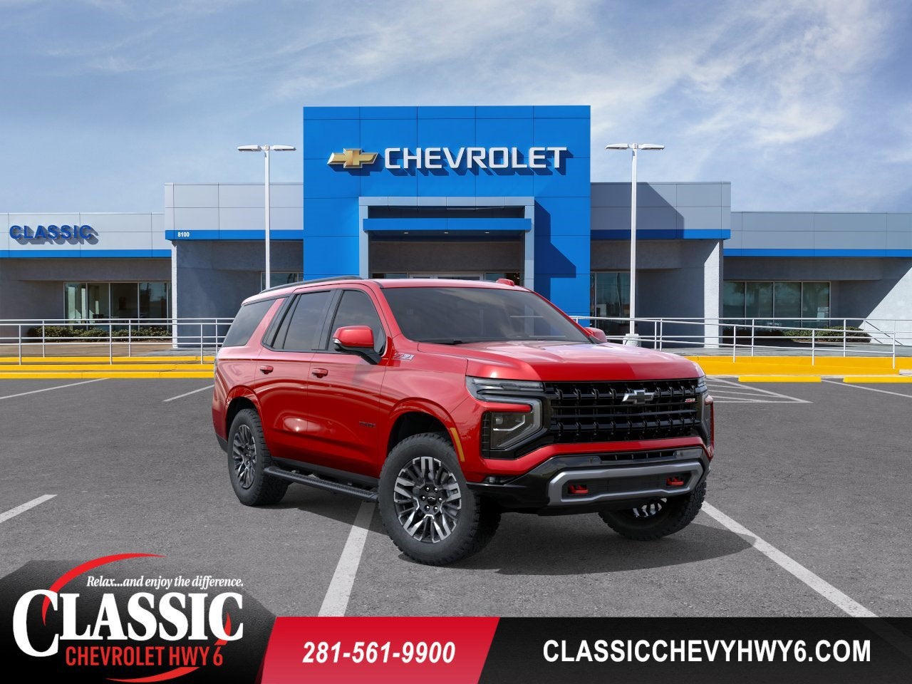 Radiant Red Tintcoat 2026 Chevrolet Tahoe SUV / Crossover Four-Wheel Drive Automatic