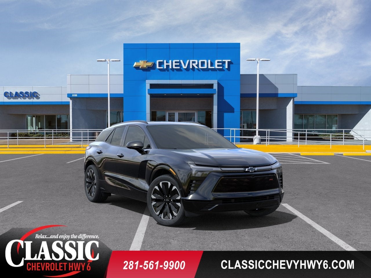 Black 2025 Chevrolet Blazer EV SUV / Crossover Rear-Wheel Drive Automatic