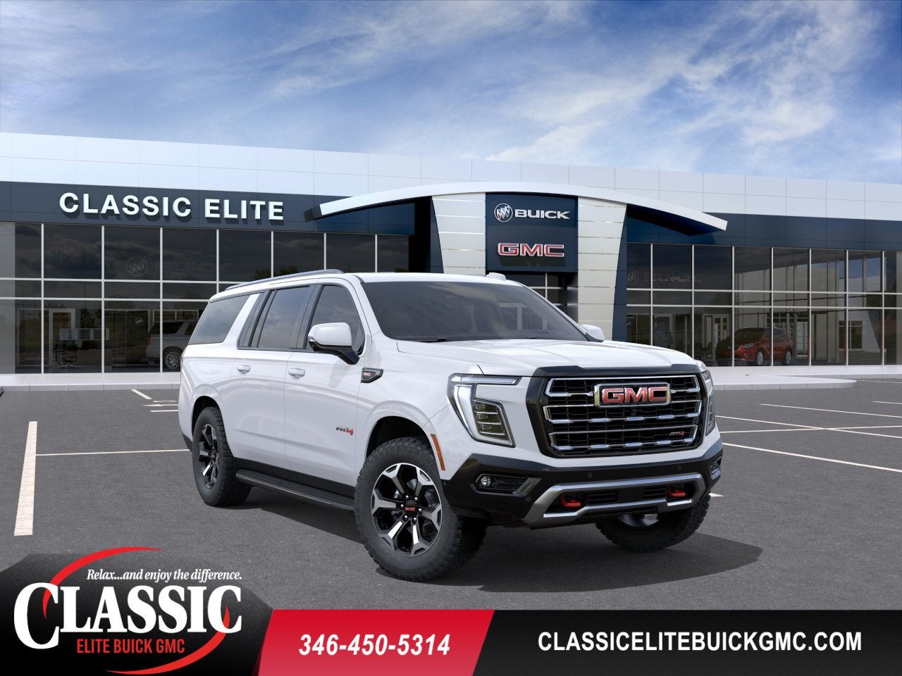 Summit White 2026 GMC Yukon XL SUV / Crossover Four-Wheel Drive Automatic