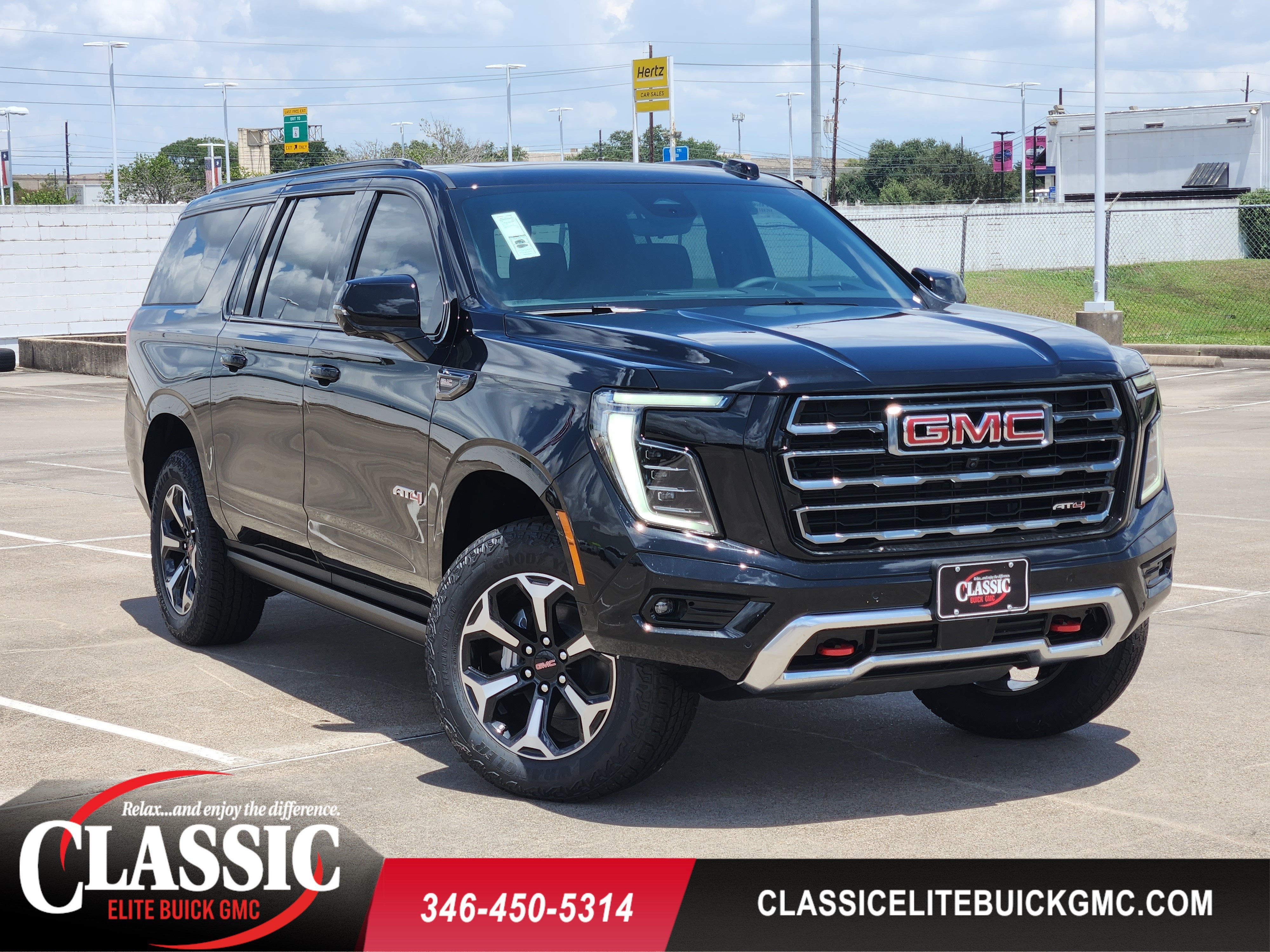 Onyx Black 2026 GMC Yukon XL SUV / Crossover Four-Wheel Drive Automatic