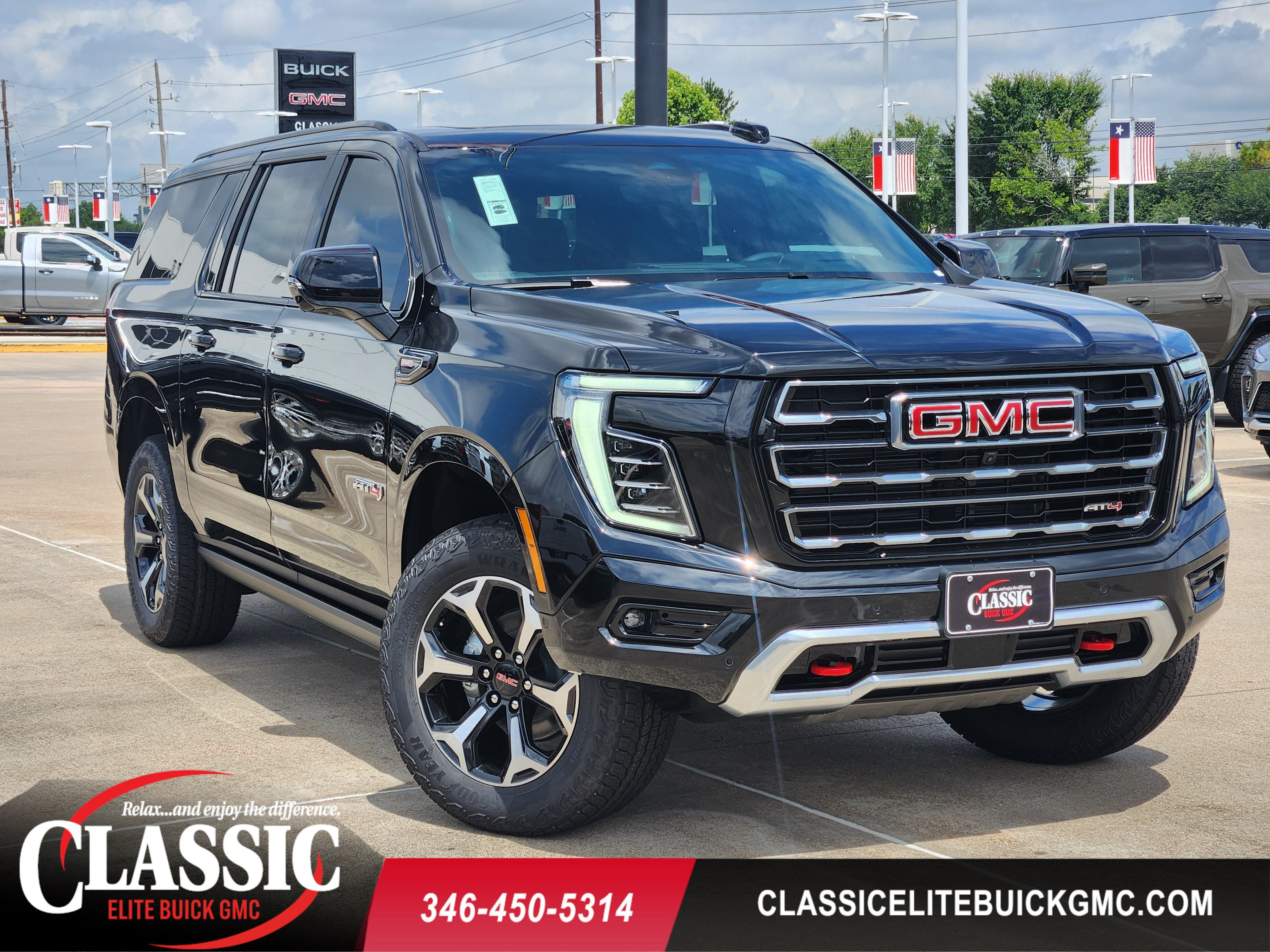 Onyx Black 2026 GMC Yukon XL SUV / Crossover Four-Wheel Drive Automatic
