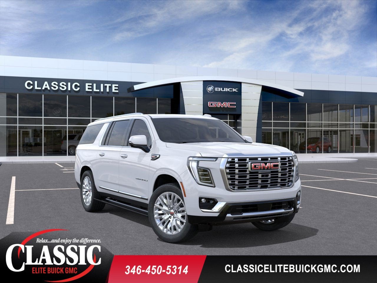 Summit White 2026 GMC Yukon XL SUV / Crossover Four-Wheel Drive Automatic