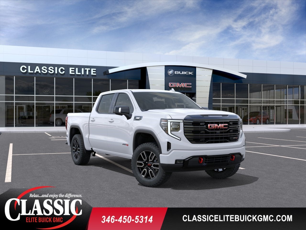 Summit White 2026 GMC Sierra 1500 Pickup Truck Four-Wheel Drive Automatic
