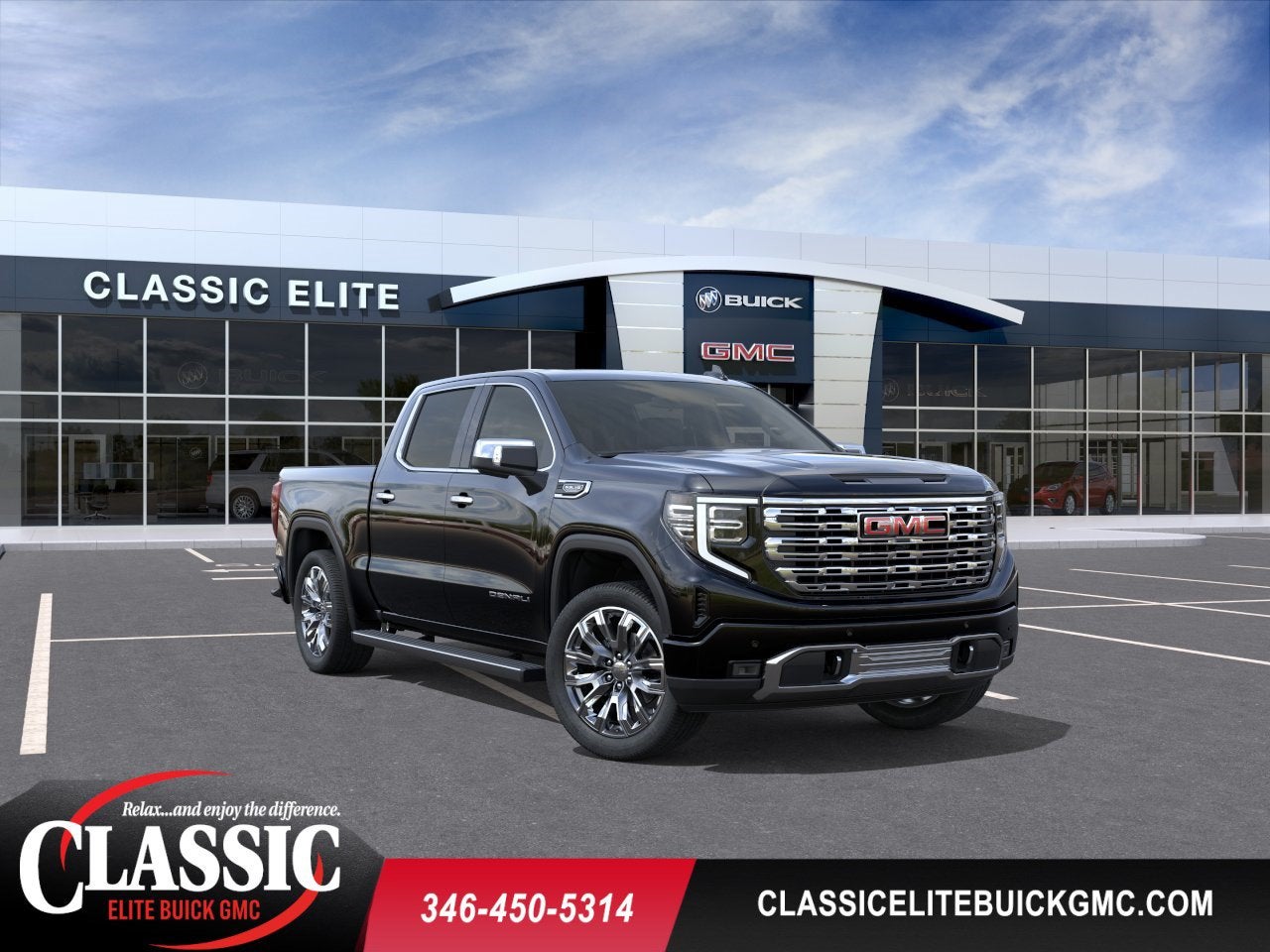 Onyx Black 2026 GMC Sierra 1500 Pickup Truck Four-Wheel Drive Automatic