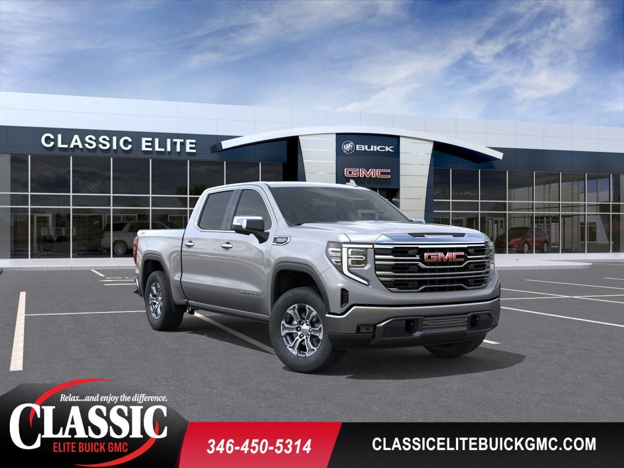 Sterling Metallic 2026 GMC Sierra 1500 Pickup Truck Four-Wheel Drive Automatic