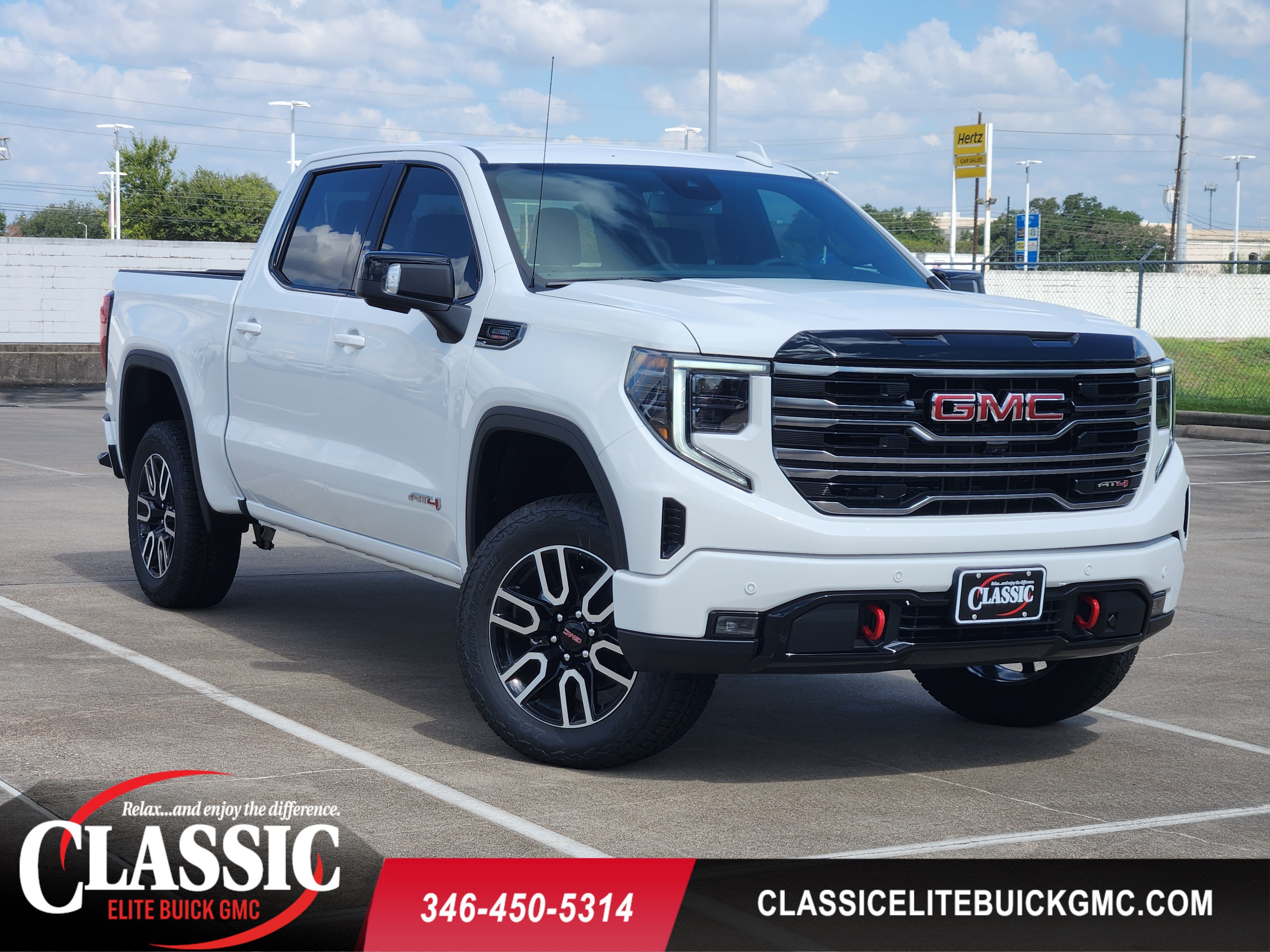 Summit White 2026 GMC Sierra 1500 Pickup Truck Four-Wheel Drive Automatic