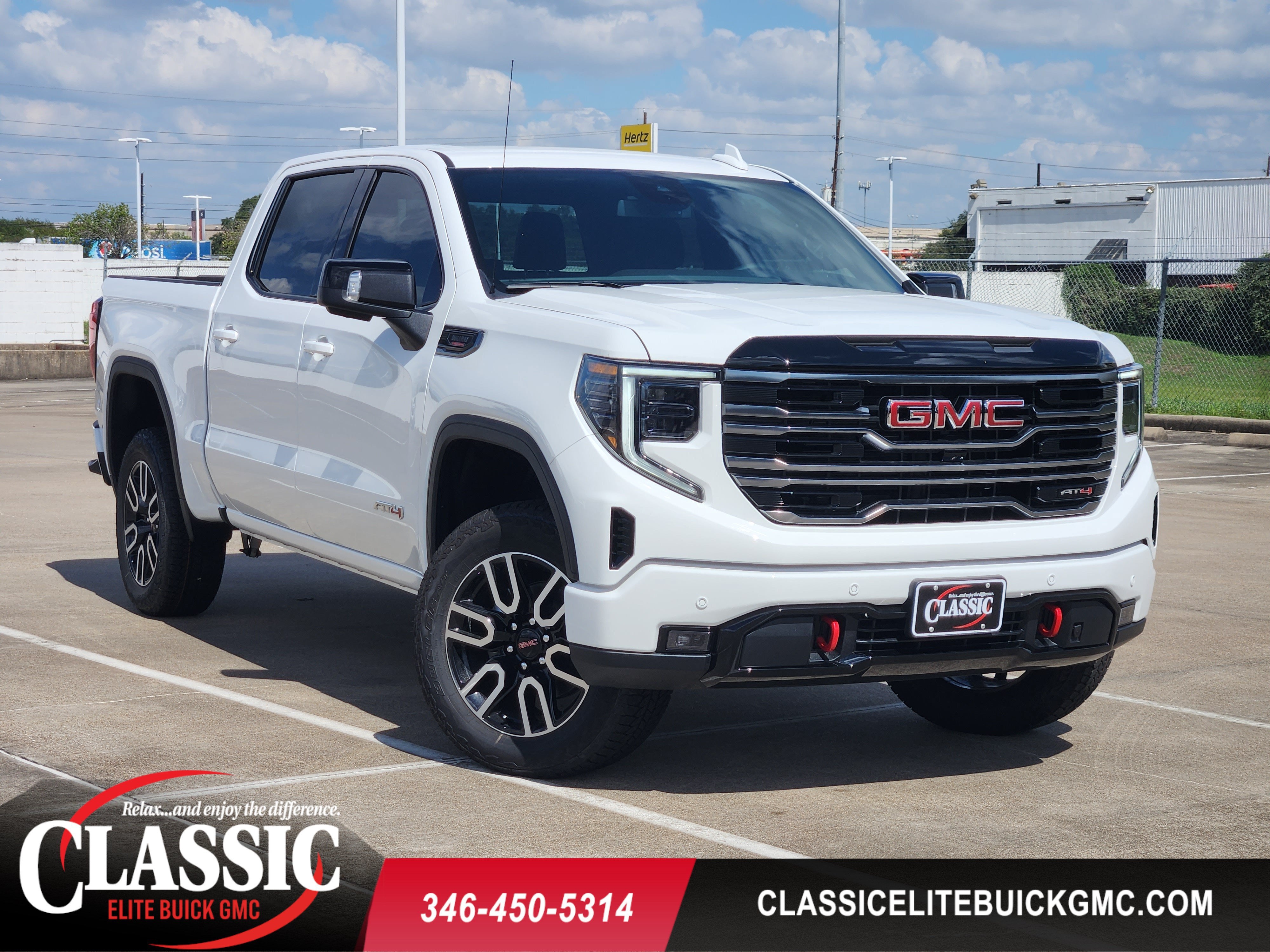 Summit White 2026 GMC Sierra 1500 Pickup Truck Four-Wheel Drive Automatic
