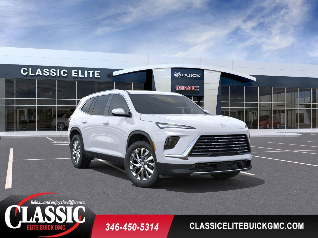 Iridescent White Tricoat 2026 Buick Enclave SUV / Crossover Four-Wheel Drive Automatic