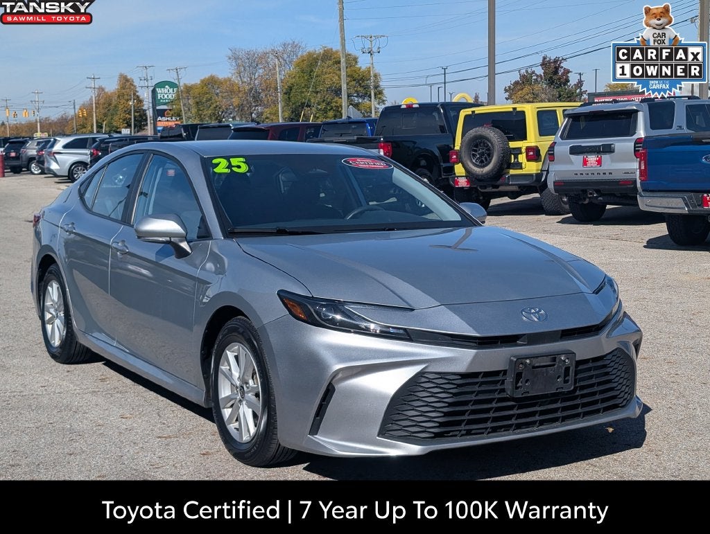 Celestial Silver Metallic 2025 Toyota Camry Sedan Front-Wheel Drive Continuously Variable Transmission