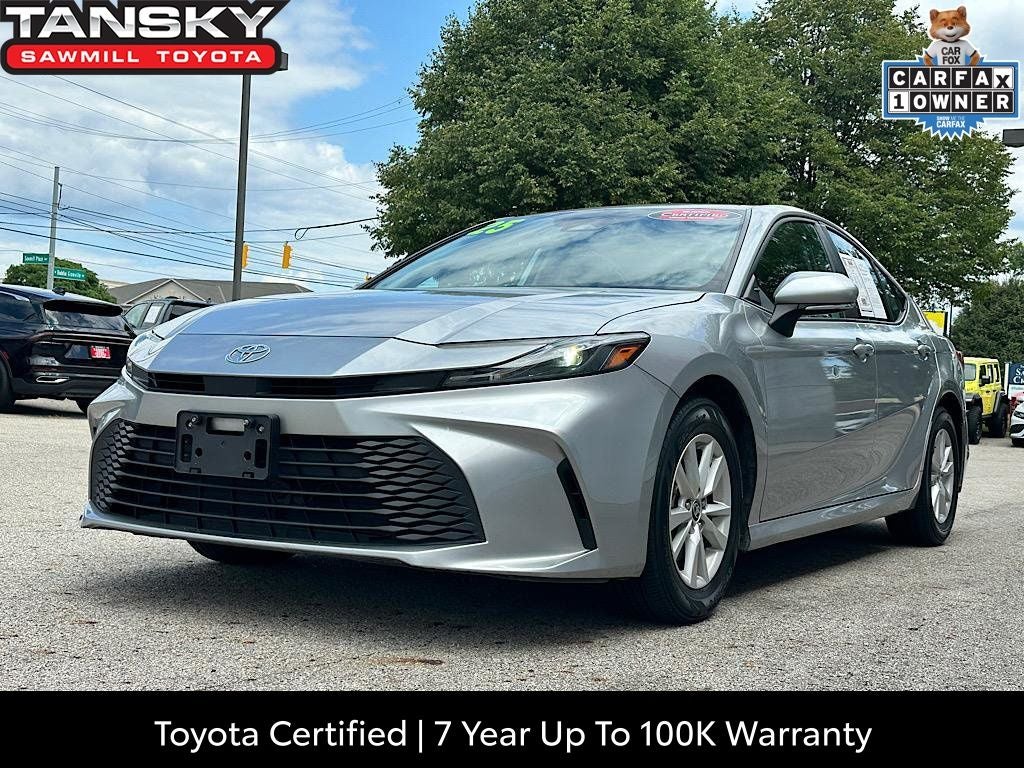 Celestial Silver Metallic 2025 Toyota Camry Sedan Front-Wheel Drive Continuously Variable Transmission