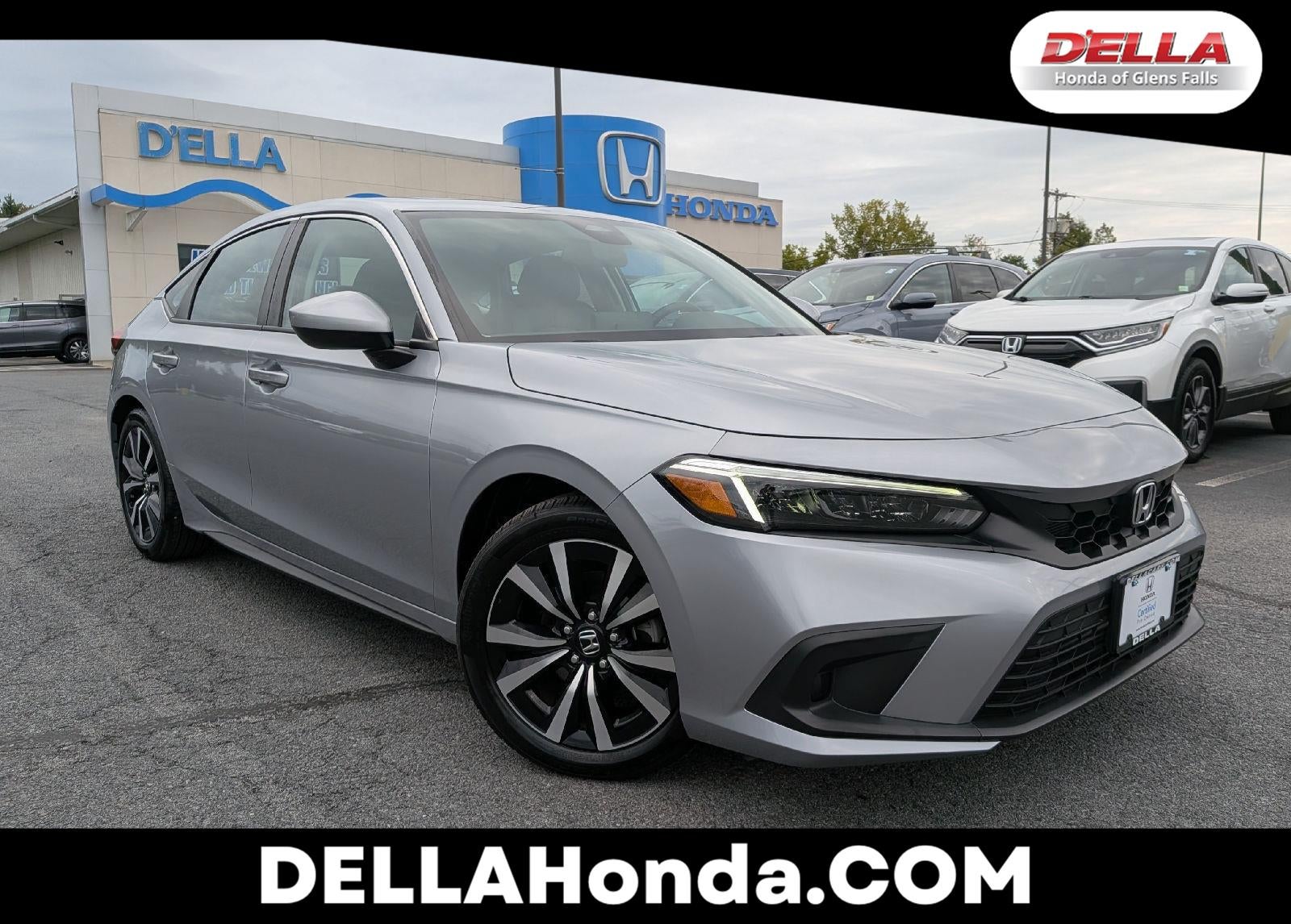 Lunar Silver Metallic 2024 Honda Civic Hatchback Hatchback Front-Wheel Drive Continuously Variable Transmission