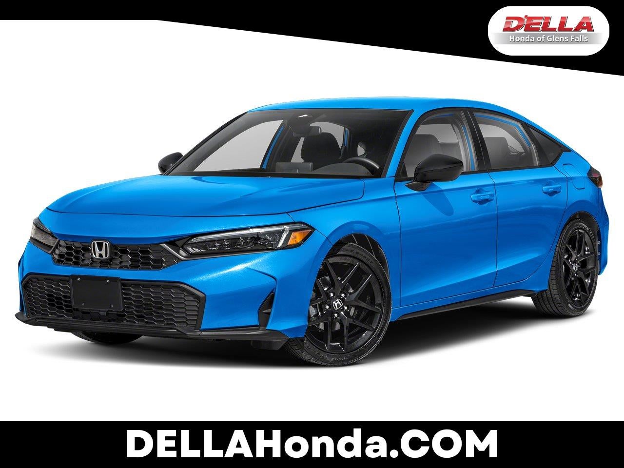 Boost Blue Pearl 2026 Honda Civic Hatchback Hatchback Front-Wheel Drive Continuously Variable Transmission