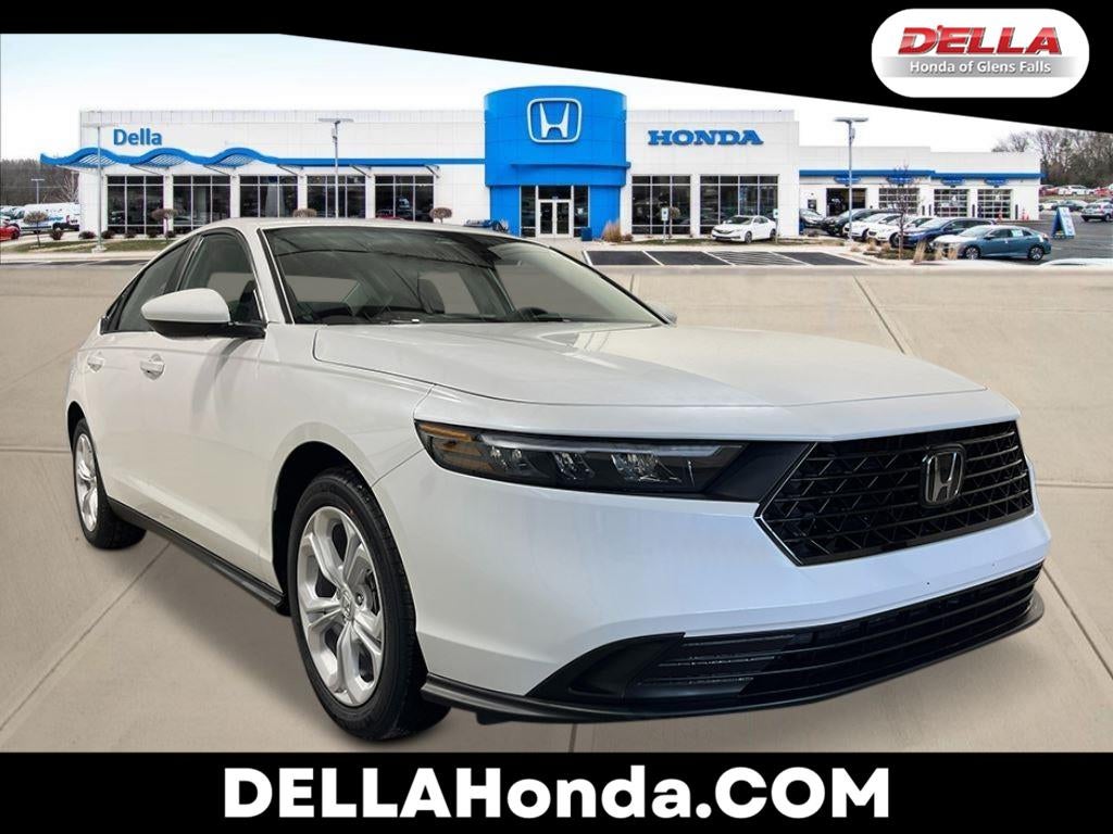 Platinum White Pearl 2026 Honda Accord Sedan Front-Wheel Drive Continuously Variable Transmission