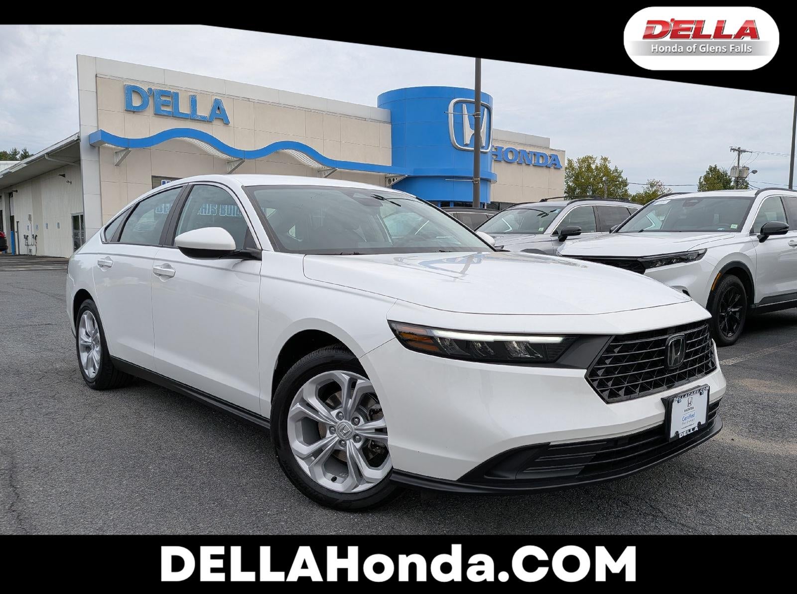 Platinum White Pearl 2023 Honda Accord Sedan Front-Wheel Drive Continuously Variable Transmission